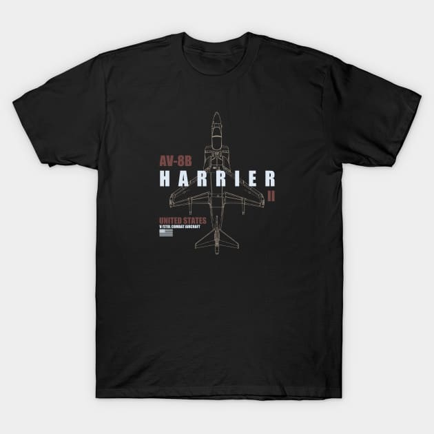 AV-8B Harrier II T-Shirt by TCP